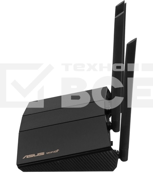 Роутер беспроводной Asus RT-AX57 AX3000 10/100/1000BASE-TX черный