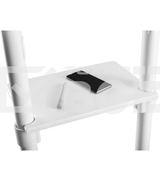 Стойка для телевизора Cactus CS-ST1146WT белый, 37'-70' макс. 70 кг, напольный, мобильный