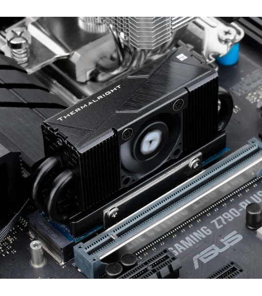 Радиатор для SSD Thermalright HR-10-2280-PRO-BL черный алюминий Ret