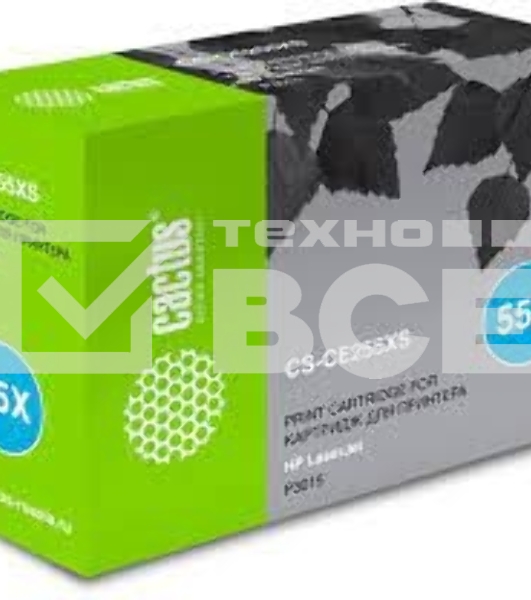 Картридж лазерный Cactus CS-CE255XS черный (12500 стр.) для HP LaserJet P3015