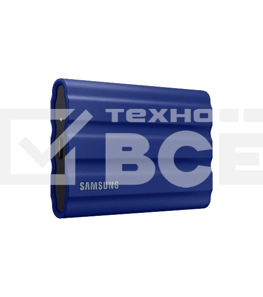 Накопитель SSD Samsung T7 Shield MU-PE1T0R/WW, USB3.2, 1ТБ, синий