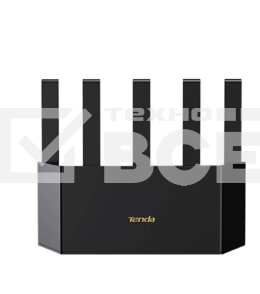 Маршрутизатор Wi-Fi TENDA TX12L PRO двухдиапазонный стандарта AX3000, 5 внешних антенн 6dBi, 1-port 10/100/1000Mbps WAN, 3-ports 10/100/1000Mbps LAN