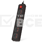 Сетевой фильтр Buro 500UNH-1.8-BG 1.8м (5 розеток) черный/серый (коробка), фото8