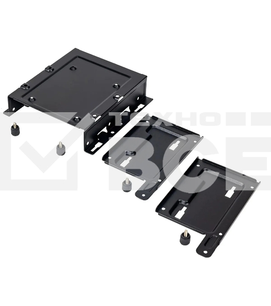 Корпус Hiper BH34-1 черный без БП ATX 5x120mm 2x140mm 2x200mm 1xUSB3.0 audio bott PSU