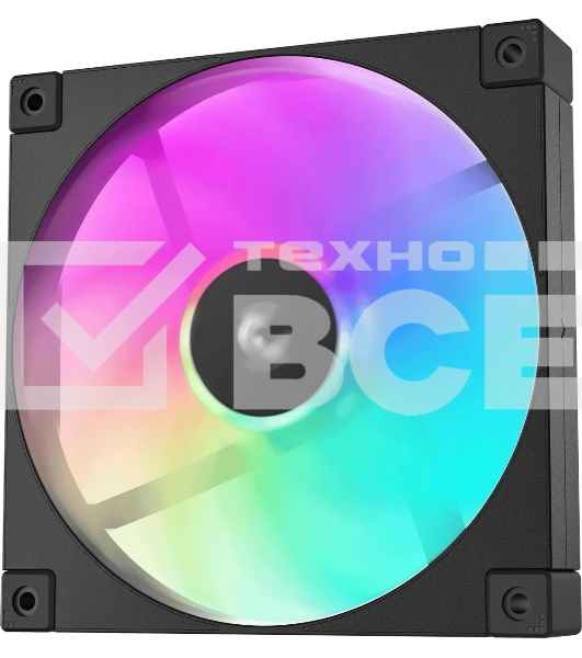 Вентилятор для корпуса DEEPCOOL FD14 ARGB черный, 140 мм, 1650 об/мин, 25.2 дБ, 4 pin