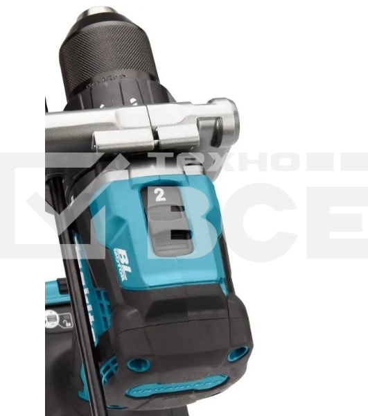 Дрель-шуруповерт Makita HP001GD201, Аккумуляторная, 40В, 2 АКБ, Ударная, Кейс