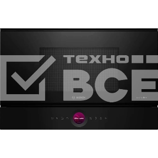 Микроволновая печь встраиваемая Bosch BFR9221B1 чёрный, 21 л, 900 Вт, переключатели - поворотный механизм/сенсор