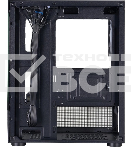 Корпус 1STPLAYER MIKU Mi2-A ARGB Black / mATX / 3x120mm ARGB fans / Mi2-A-BK-2FC7R-1FC7