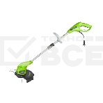 Триммер электрический GREENWORKS GST5033 21217 нижний двигатель 500Вт леска 1.6мм 33см, фото2
