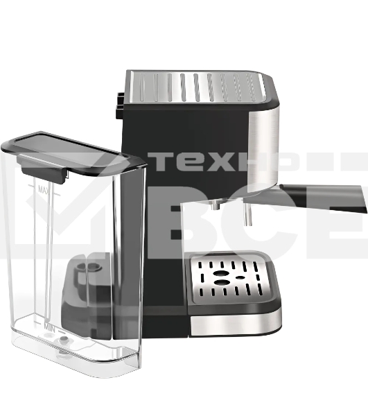 Кофеварка рожковая ARESA AR-1612 черный, исп. кофе - молотый, 1,5 л, 1100 Вт, 15 бар