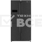 Холодильник Kuppersberg NMFV 18591 DX темный металл трехкамерный 390/170л морозилка снизу, No Frost, Side by Side, фото2