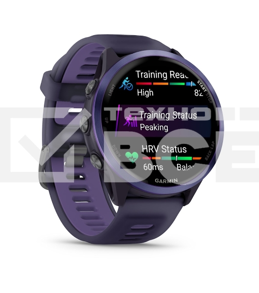 Смарт-часы Garmin Forerunner 570 фиолетовый, фиолетовый безель, фиолетовый ремешок 47мм