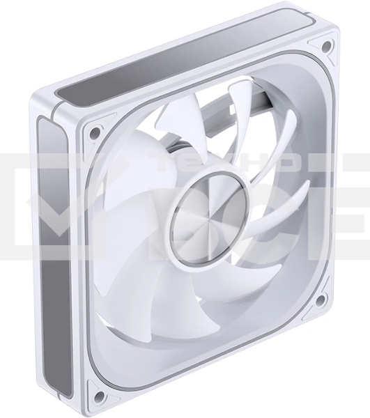 Вентилятор для корпуса JONSBO ZA-120WR Reverse (120x120x28мм, 4-pin PWM, ARGb, 62.4CFM, 37.3dBA, 2400RPM, белый)