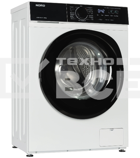 Стиральная машина NORD i-WSB 6100 W белый, загрузка фронтальная 6 кг, 1000 об/мин, класс: А+++
