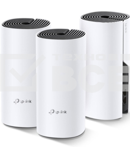 Бесшовный Mesh роутер TP-Link Deco M4 (DECO M4(3-PACK)) AC1200 10/100/1000BASE-TX (упак.:3шт)