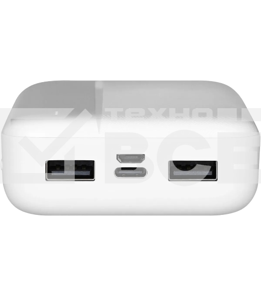 Мобильный аккумулятор TFN Solid PB-282 20000mAh 11W 2.1A 2xUSB-A белый (TFN-PB-282-WH)