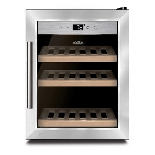 Винный шкаф CASO WineSafe 12 Classic черный, 1 отсек, 12 бут., класс A