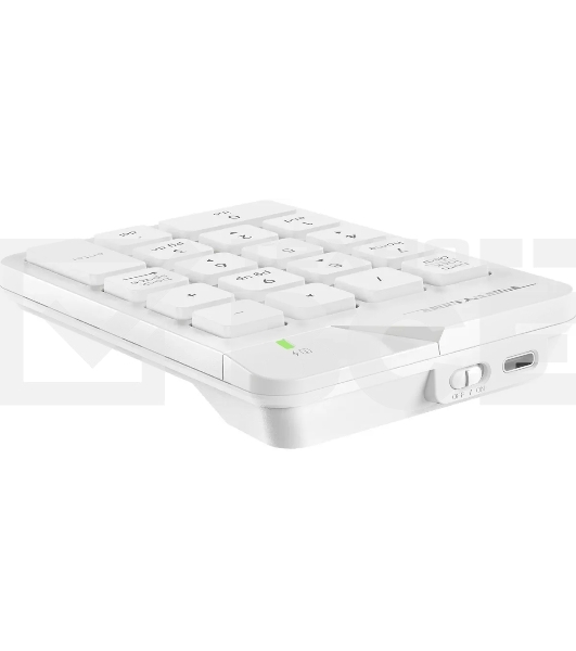 Числовой блок A4Tech FGK21C беспроводной, USB, Радиоканал, белый