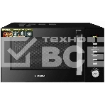 Микроволновая печь Hyundai HYM-D3028 черный/серебристый, 23 л, 900 Вт, переключатели - кнопки/поворотный механизм, фото 1