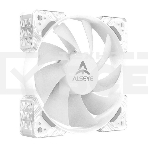 Вентилятор для корпуса Alseye N12-W белый, 120 мм, 1800 об/мин, 37.8 дБ, 4 pin, фото2
