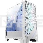 Компьютерный корпус MSI MAG Forge 320R Airflow белый без БП ATX 4x120mm 2xUSB3.0 audio bott PSU, фото 1