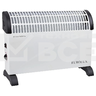 Конвектор EUROLUX ОК-EU-2.0 MPC, белый/черный, 2000 Вт, 25 м2, термостат 900/67/4/43
