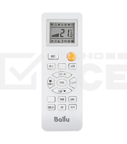 Кондиционер мобильный Ballu Eclipse BPAC-07 EPW/N6 7000 BTU, 18 м², 50 дБ, охлаждение, осушение, белый