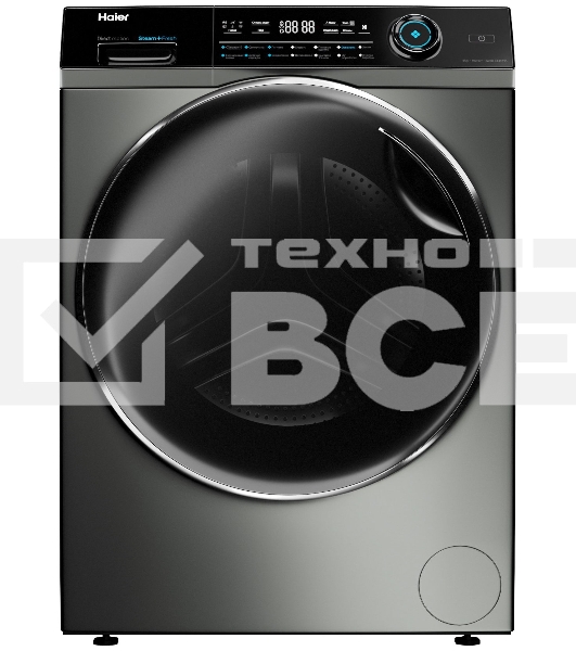 Стиральная машина Haier HW80-B14979S серебристый, загрузка фронтальная 8 кг, 1400 об/мин, класс: A+++