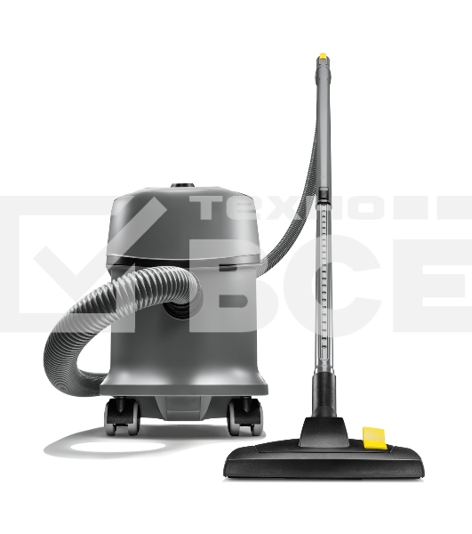 Пылесос Karcher T 15/1 Adv серый/черный, 585 Вт, уборка сухая, пылесборник мешок/контейнер, 15 л