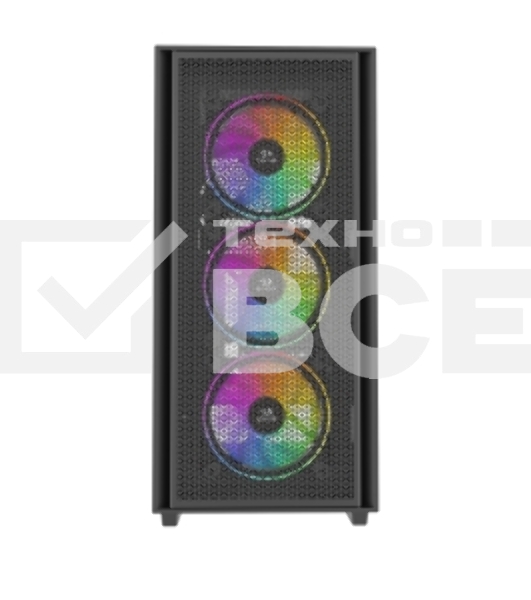Корпус компьютерный Redragon Paktis3 ITX/Micro-ATX/ATX,3кул12см,черый