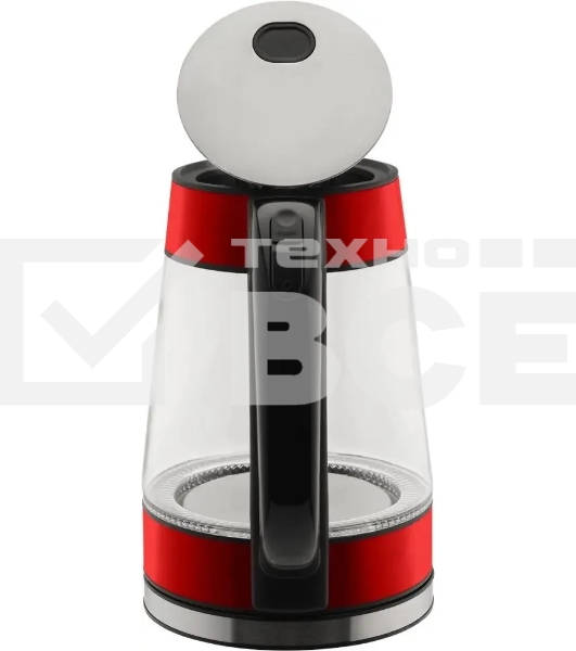 Чайник электрический Scarlett SC-EK27G79 красный, 2200 Вт, 1.7 л