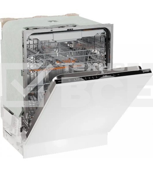 Встраиваемая посудомоечная машина Gorenje GV16D5, черный, 59.8 см, 16 компл., 44 дБ, класс A+++