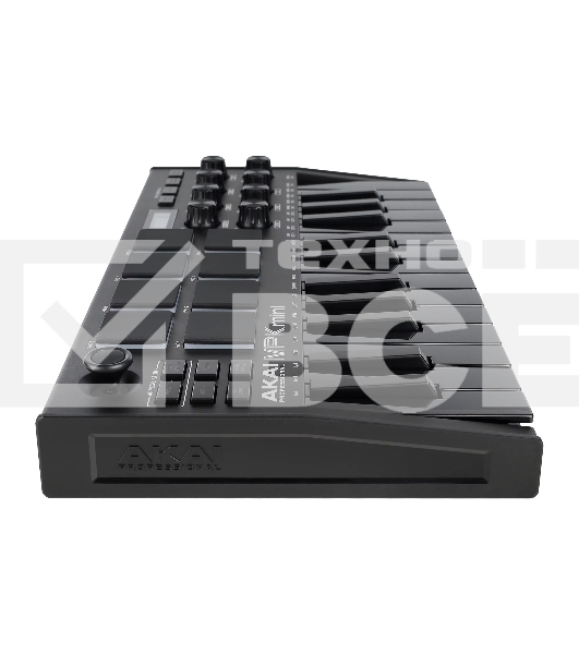 Клавиатура MIDI AKAI [MPK Mini MK3 Black] 25 мини клавиш, 8 пэдов, 8 энкодеров, цвет черный