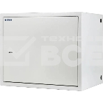 Шкаф настенный антивандальный распашной NTSS WAR 14U 600*500 мм, 2 профиля 19, сварной, серый RAL 7035 NTSS-WAR14U6050, фото 1