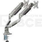 Кронштейн для мониторов ЖК Digma D-MM302D серый 17'-35' макс.9кг крепление к столешнице поворот и наклон, фото 1