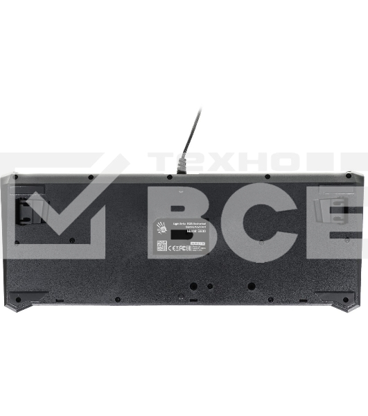 Клавиатура A4 B930 механическая черный USB Gamer LED