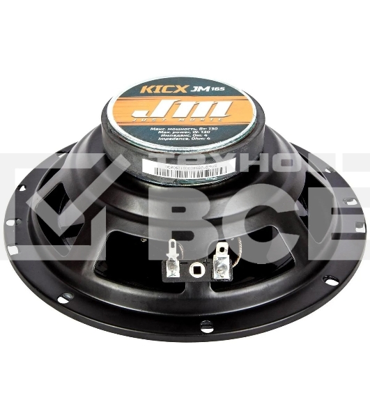 Колонки автомобильные Kicx JM-165 130Вт 89дБ 4Ом 16.5 см (6 1/2 дюйм) (ком.: 2 кол.) коаксиальные трехполосные
