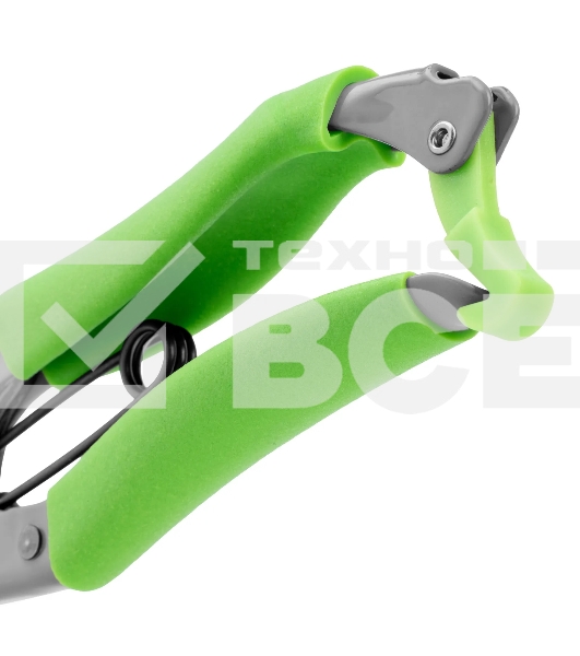 Секатор прямого реза Palisad 200 мм, стальные рукоятки, ПВХ оболочка, BASE