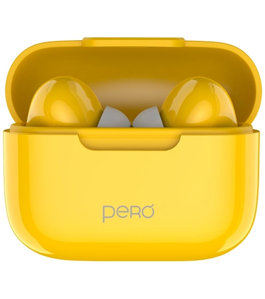 Беспроводные наушники PERO TWS06 COMFORT Yellow