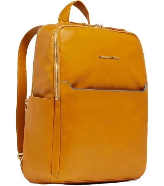 Рюкзак женский Piquadro Blue Square CA6678B2/G горчичный кожа