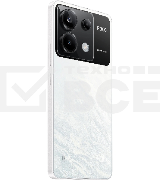 Смартфон POCO X6 5G, 12/256Gb, белый