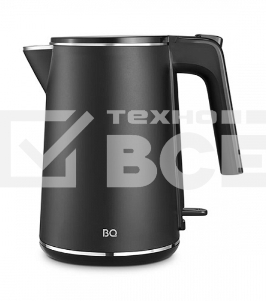 Чайник BQ KT1716P черный. Мощность:1800 Вт, Объем 1л