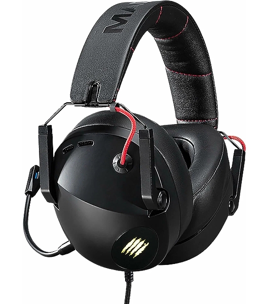 Гарнитура проводная игровая Mad Catz P.I.L.O.T. 5 черные (7.1, USB, RGB подсветка, 50 мм)