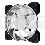 Вентилятор для корпуса Powercase M6-14-LED черный, 140 мм, 900 об/мин, 19.8 дБ, 4 pin, фото3