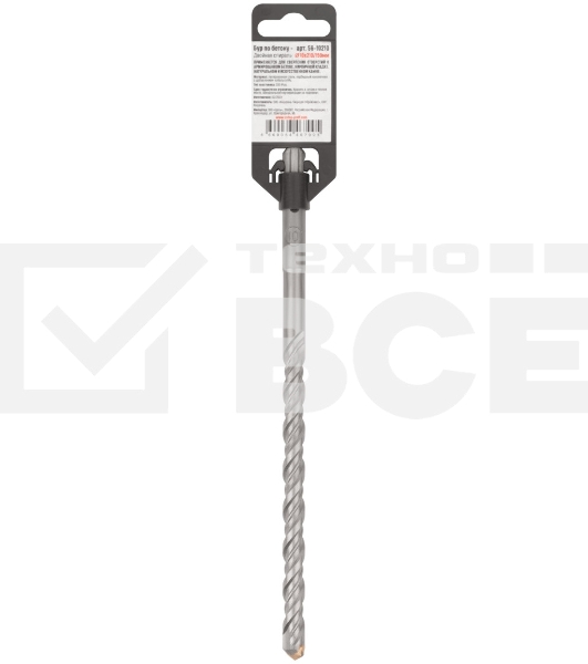 Бур по бетону, SDS-Plus, GreatFlex Light, 10x210 мм