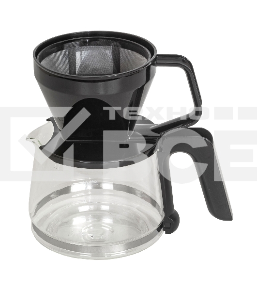 Кофеварка капельная SUPRA CMS-1240 черный, исп. кофе - молотый, 1.25 л, 750 Вт.