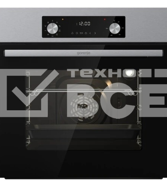 Духовой шкаф электрический Gorenje BO6737E02NX, черный