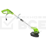 Триммер электрический GREENWORKS GST5033 21217 нижний двигатель 500Вт леска 1.6мм 33см, фото10