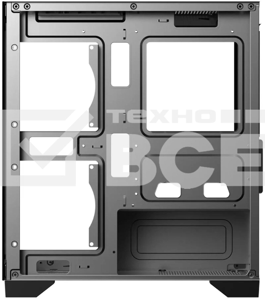 Компьютерный корпус Bloody BD-CC103F черный без БП mATX 7x120mm 1xUSB2.0 1xUSB3.0 audio bott PSU
