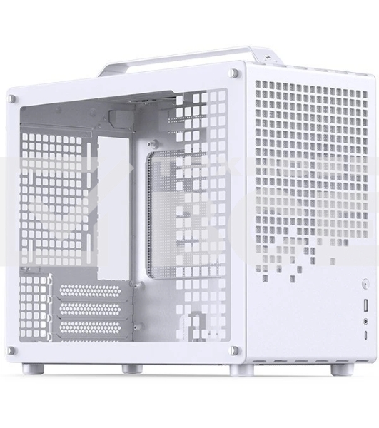 Компьютерный корпус без блока питания Case JONSBO Z20, Mini-Tower, TG, no fan, 1xUSB-A 3.2 + 1xUSB-C 3.2, mATX, mITX White